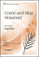 Come and Sing Hosanna SATB choral sheet music cover